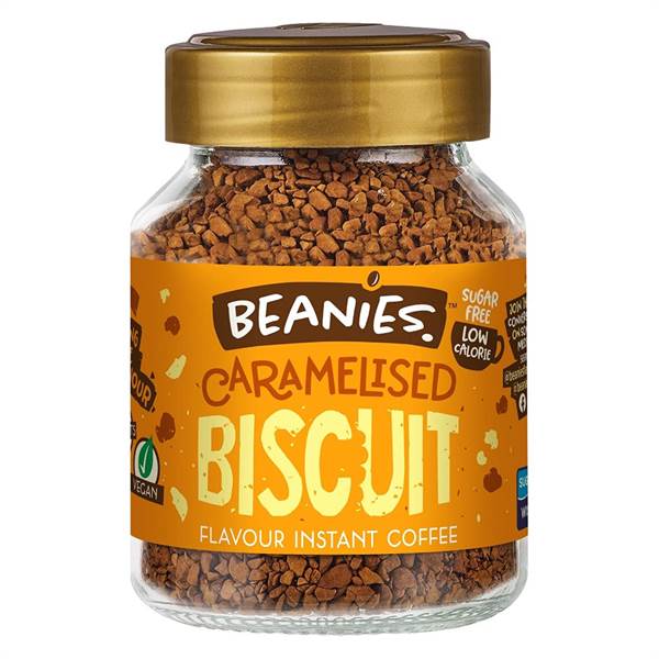 Beanies Caramelised Biscuit Instant Coffee Imported